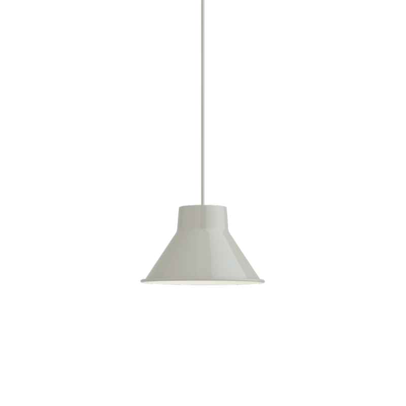 Muuto TOP PEDANT Stalowa Lampa Wisząca 21 cm Szara