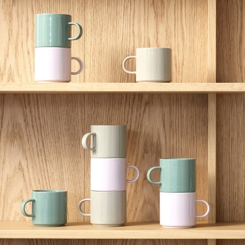 Stelton COFFEE Kubek do Kawy 2 Szt. Różowy