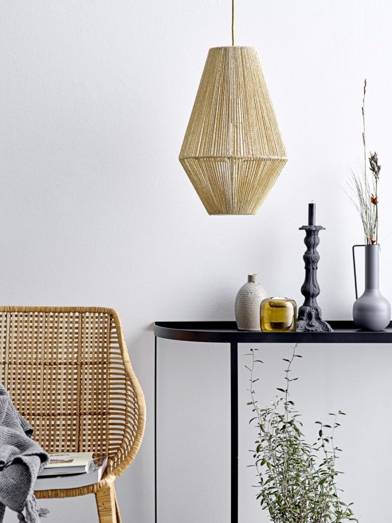 Bloomingville HARPER Konsola Metalowa 100 cm  / Czarna