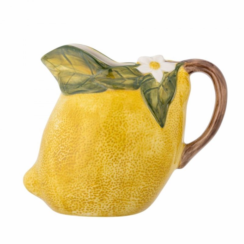Bloomingville LIMONE Ceramiczny Dzbanek 1,3 l Cytryny / Żółty