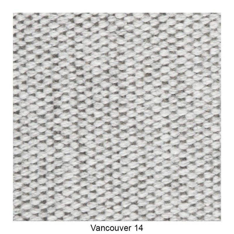 Muuto OUTLINE Sofa 2-Osobowa - Jasnoszara - Tkanina Vancouver 14 / Czarne Nogi