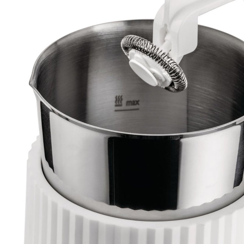 Alessi PLISSE Elektryczny Spieniacz / Ubijak do Mleka - Szary