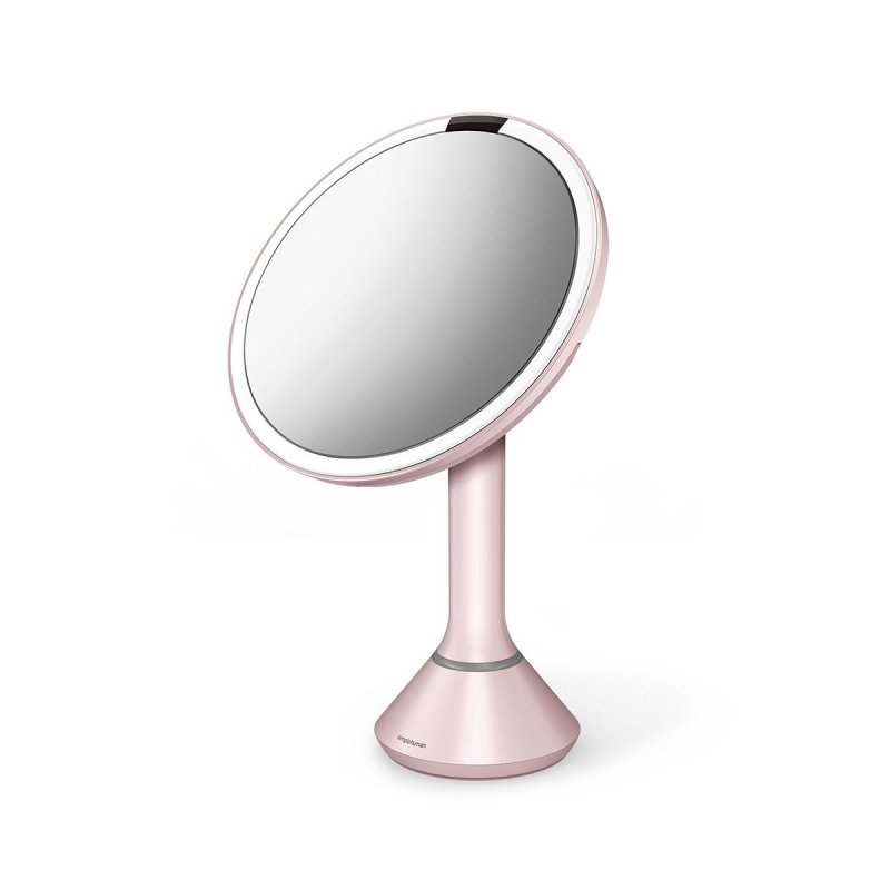 simplehuman SENSOR Lustro Kosmetyczne do Makijażu - Powiększające, z Podświetleniem - Różowe
