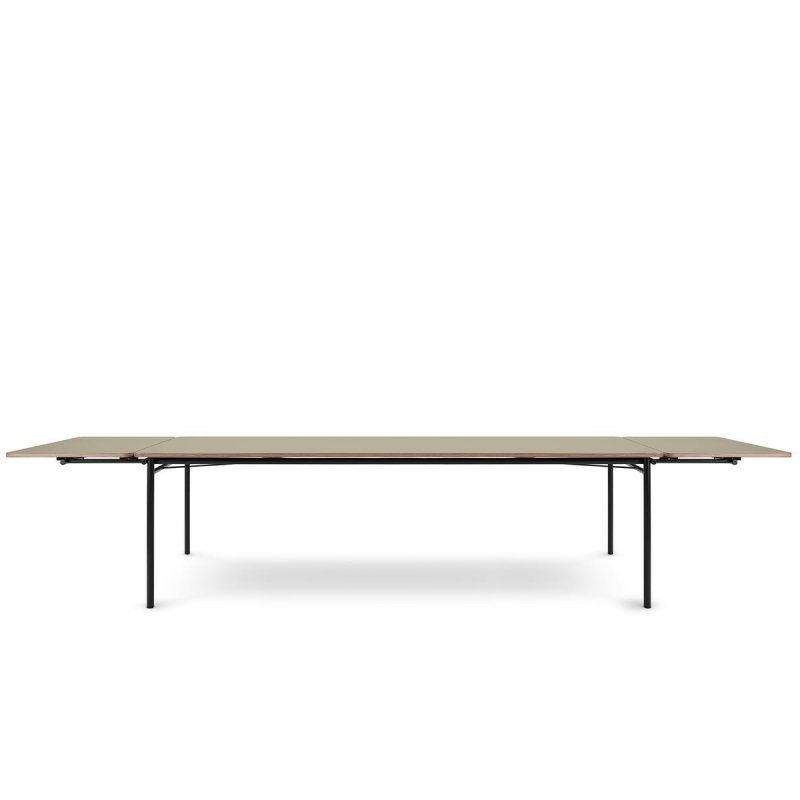 Eva Solo TAFFEL Stół Rozkładany 90 x 250-370 cm Czarny / Blat Czarny