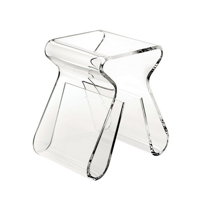 Umbra MAGINO Stołek - Stolik Transparentny / Karim Rashid
