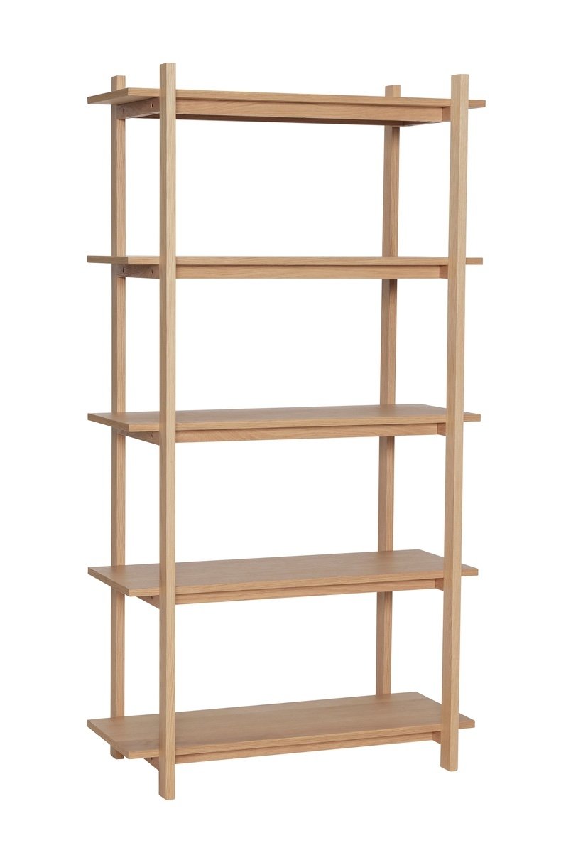 Hübsch EPOCH Regał Dębowy z 5 Półkami / 150 cm