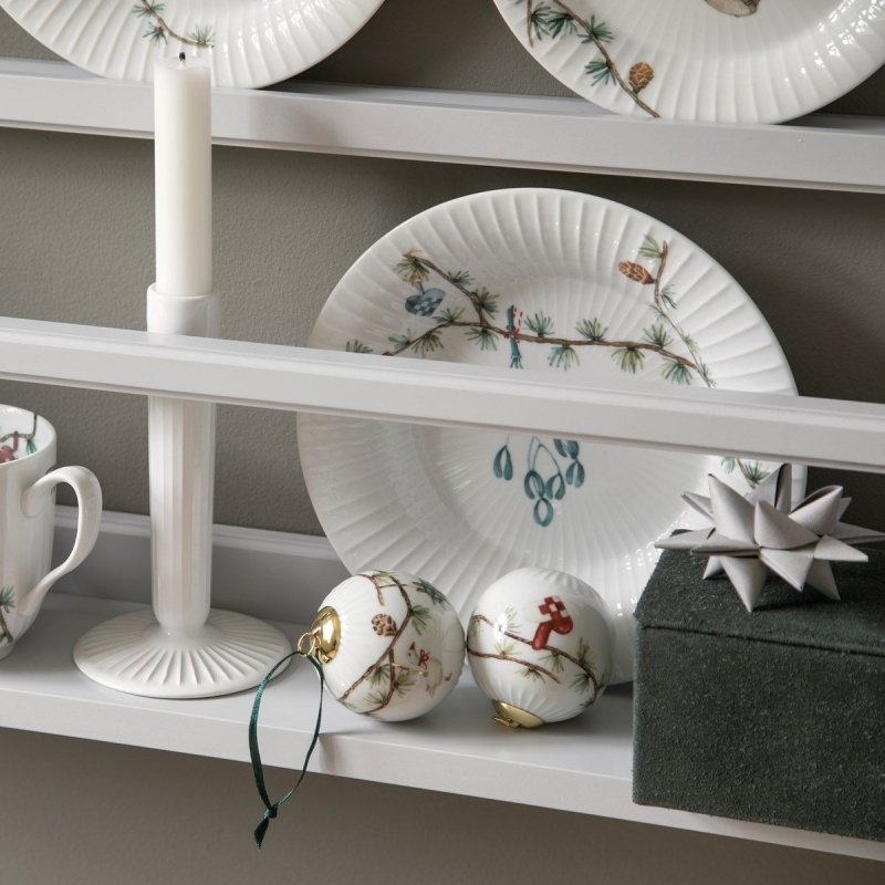 Kähler HAMMERSHØI CHRISTMAS Bombka Porcelanowa 2018