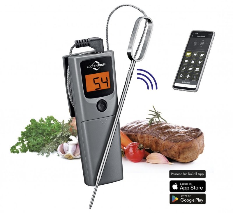 Kuchenprofi BBQ Elektroniczny / Cyfrowy Termometr z Sondą do Mięs