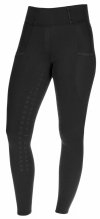 Legginsy jeździeckie HighWaist, damskie, czarne, Covalliero