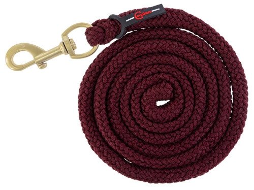 Uwiąz dla konia Classy, zwykły karabińczyk, 200 cm, Covalliero bordo