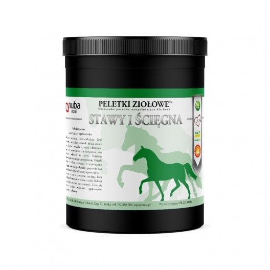 Stawy i Ścięgna 1300g - Zioła dla koni - Peletki Ziołowe - Nuba Equi