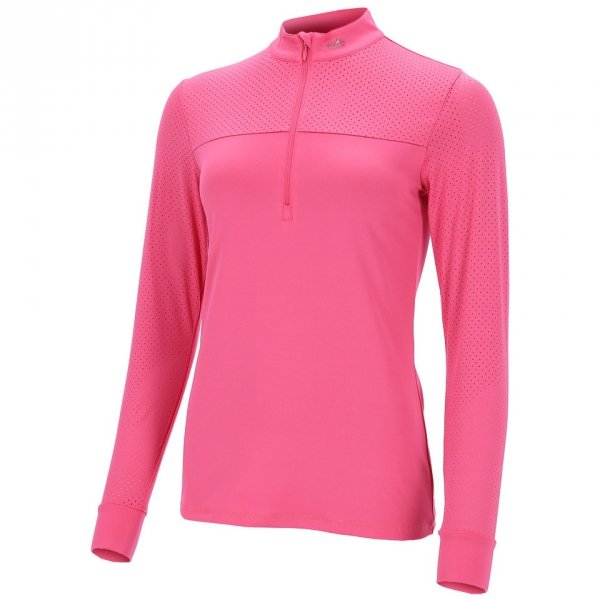 Schockemöhle Sports Koszulka techniczna na długi rękaw Penelope Style Hot Pink
