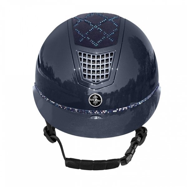 Kask Fair Play QUANTINUM Spotlight shiny W-V Navy/Silver M (56-58 cm)