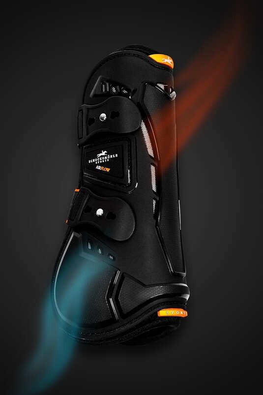 Schockemöhle Sports Ochraniacze skokowe Air Flow Champion, Black