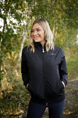 Kurtka-bluza jeździecka, damska, czarna, Covalliero