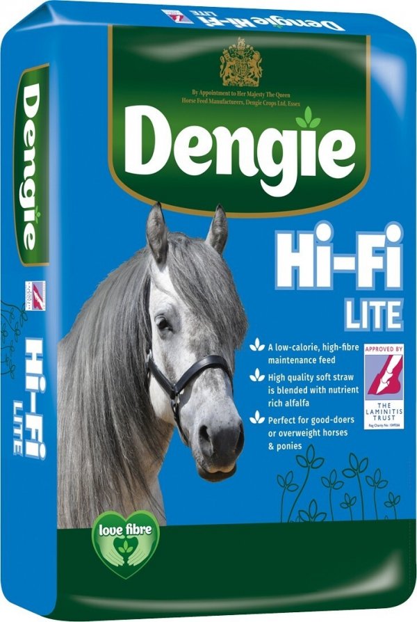 Dengie HI FI Lite 20kg - sieczka dla koni z tendencja do nadwagi dostępna stacjonarnie