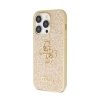 Guess Glitter Script Big 4G - Etui iPhone 14 Pro (złoty)
