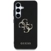 Guess Grained Big 4G Logo Small Classic Logo - Etui do Samsung Galaxy S25+ (czarny)