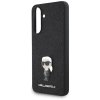 Karl Lagerfeld Fixed Glitter Ikonik Logo Metal Pin - Etui do Samsung Galaxy A36 5G (czarny)