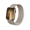 Crong Milano Steel – Pasek ze stali nierdzewnej do Apple Watch 38/40/41/42 mm (szampański)