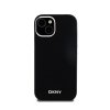 DKNY Liquid Silicone Small Metal Logo MagSafe - Etui iPhone 15 / 14 / 13 (czarny)