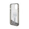Karl Lagerfeld Liquid Glitter Ikonik - Etui iPhone 15 (przezroczysty)