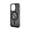 Karl Lagerfeld Karl & Choupette Glitter Magsafe - Etui iPhone 15 Pro (czarny)