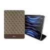 Guess 4G Stripe Allover - Etui iPad Pro 12.9 (2022-2020) (Brązowy)