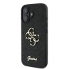Guess Fixed Glitter Big 4G - Etui iPhone 16 Plus (czarny)