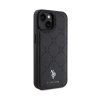 US Polo Assn Yoke Pattern - Etui iPhone 15 (czarny)