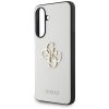 Guess Grained Big 4G Logo Small Classic Logo - Etui do Samsung Galaxy A56 5G (beżowy)