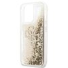 Guess Liquid Glitter 4G Big Logo - Etui iPhone 13 Pro Max (złoty)