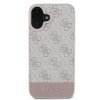Guess 4G Bottom Stripe - Etui iPhone 16 Plus (różowy)