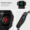 Spigen Lite Fit Pro - Etui z paskiem do Apple Watch 4/5/6/7/8/9/SE 44/45 mm (Matte Black)