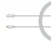 Kanex DuraBraid - Kabel połączeniowy USB-C (Power Delivery) na Lightning certyfikat MFi 1,2 m (Silver)