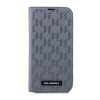Karl Lagerfeld Booktype Saffiano Monogram - Etui iPhone 14 Pro Max (Srebrny)