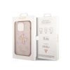 Guess 4G Big Metal Logo - Etui iPhone 15 Pro (różowy)