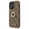 Guess 4G Ring Case - Etui iPhone 13 Pro (brązowy)