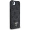 Guess 4G Ring Triangle Logo MagSafe - Etui do iPhone 16e (czarny)