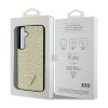 Guess Rhinestone Triangle - Etui Samsung Galaxy S24+ (złoty)