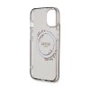 Guess IML Flowers Wreath MagSafe - Etui iPhone 15 (czarny)