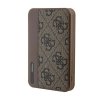 Guess 4G Leather Metal Logo - Power Bank 5000 mAh 15W (brązowy)