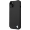 BMW Liquid Silicone Case Metal Logo – Etui iPhone 14 (Czarny)