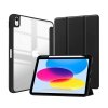 Crong PrimeFolio – Etui iPad 11 (2025) / iPad 10.9” (2022) z podstawką i schowkiem na Apple Pencil (czarny/przezroczysty)