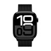 Crong Milano Steel - Pasek ze stali nierdzewnej do Apple Watch 38/40/41/42 mm (czarny)