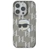 Karl Lagerfeld IML Karl Head Electroplated - Etui iPhone 16 Pro (czarny)