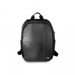 BMW Carbon Navy Stripe - Plecak na notebooka 16 (czarny)