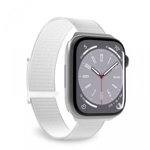 PURO Nylon Sport - Pasek do Apple Watch 38/40/41/42 mm (Biały)