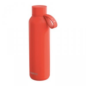 Quokka Solid With Strap - Butelka termiczna ze stali nierdzewnej 630 ml z paskiem (Orange)