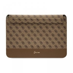 Guess 4G Stripe Metal Logo Computer Sleeve - Etui na notebooka 14 (Brązowy)